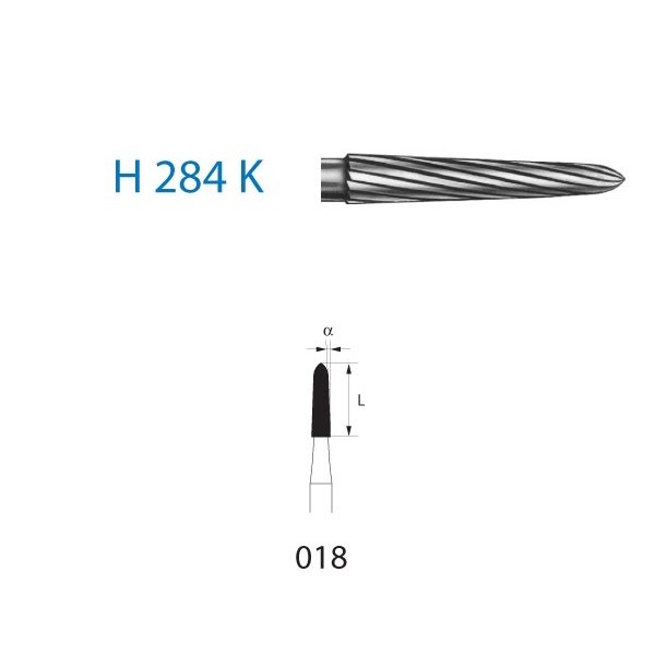 H284K.314.018 Fresa Tungsteno Turbina 12 láminas 5 uds