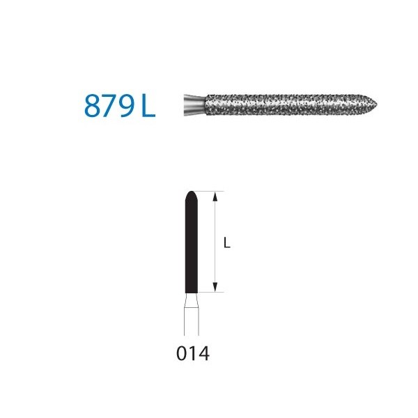 879L.314.014 Fresa Turbina Diamante 5 Uds