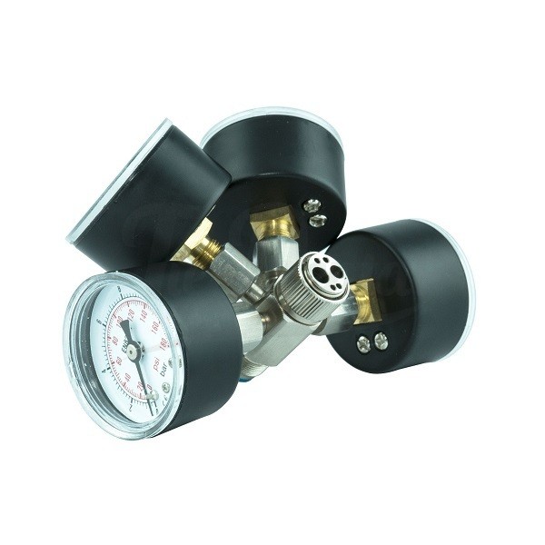 Multimanómetro para manguera dental