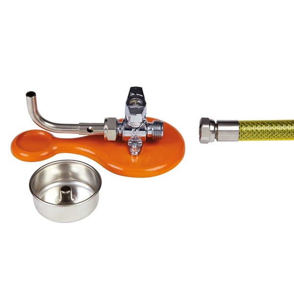 Mecheros de gas para manguera espirometálica con recipiente