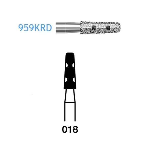 959KRD.314.018 Fresa Diamante Turbina 5 Uds