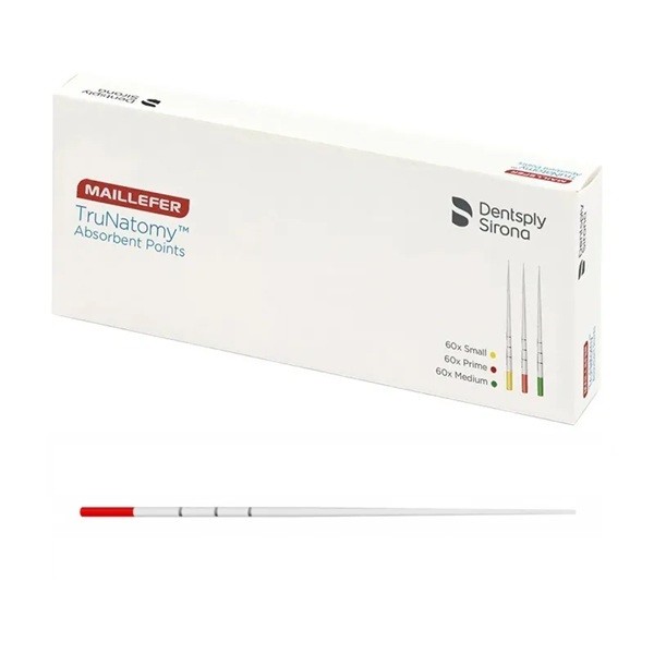 TruNatomy Puntas de Papel Absorbentes Dentsply 180 uds - Imagen 3