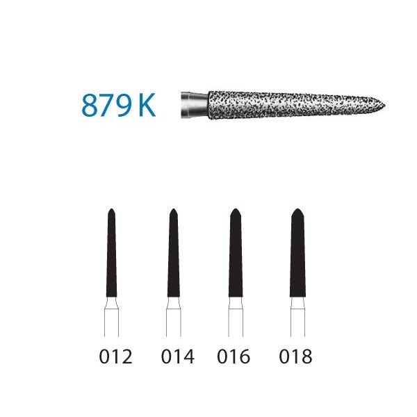 879K.314 Fresa Diamante Turbina 5 Uds