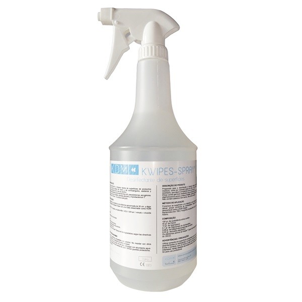 KWIPES spray Desinfectante Superficies KDM Spray 1 litro