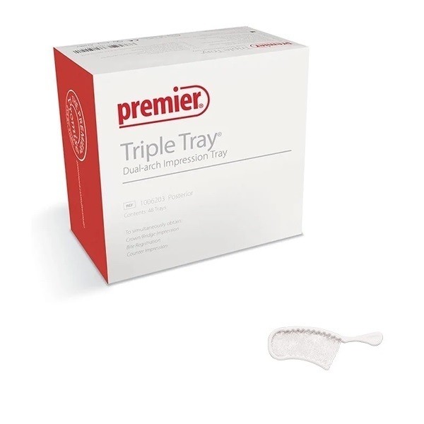 Triple Tray Cubetas Premier Sin Lados 48 Uds