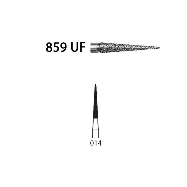 859UF.314.014 Fresa Diamante Turbina 5 Uds