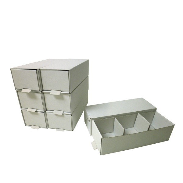 Cajas para modelos 3 Compartimentos 100 uds