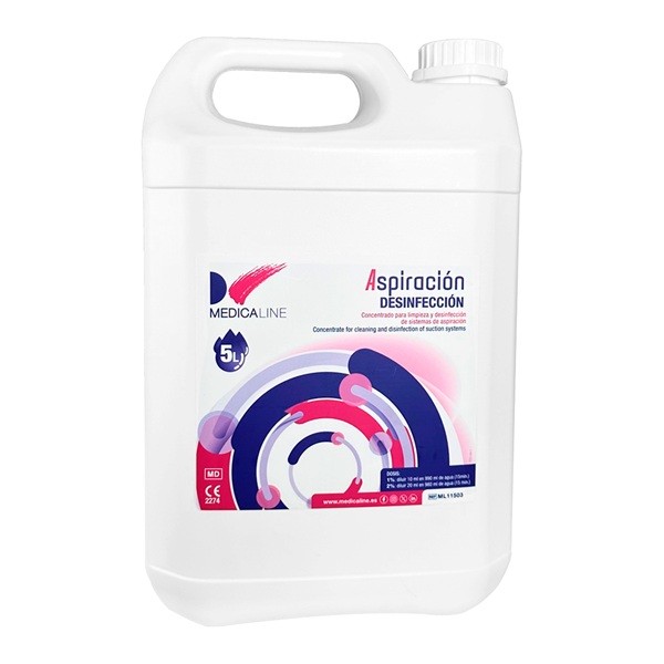Desinfectante Sistemas Aspiración Medicaline M-Twist 5 L