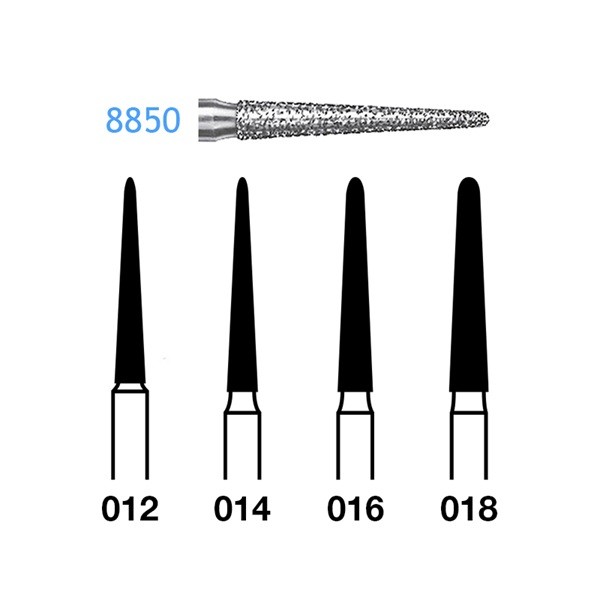 8850.314 Fresa Diamante Turbina 5 Uds