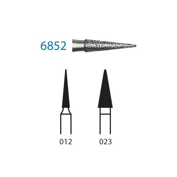 6852.314. Fresa Diamante Turbina 5 Uds