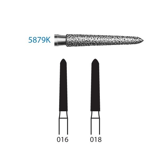 5879K.314 Fresa Diamante Turbina 5 Uds