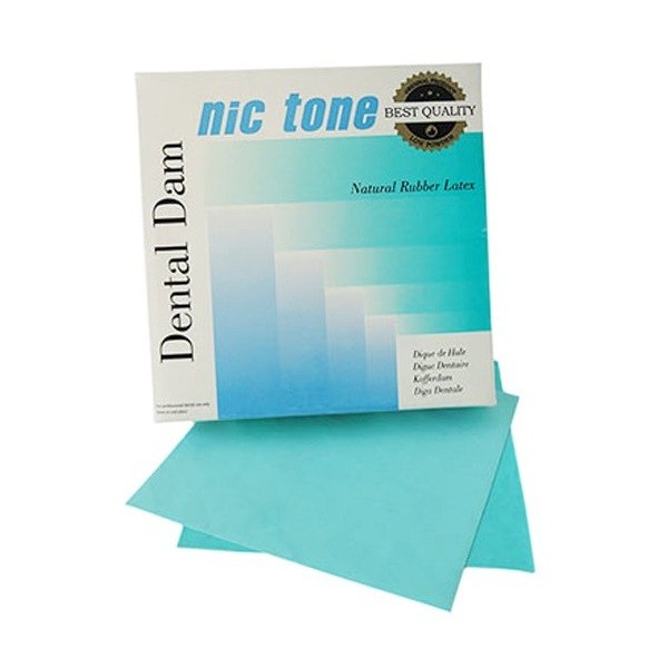 NIC TONE Dique de goma Verde 36 uds Medio