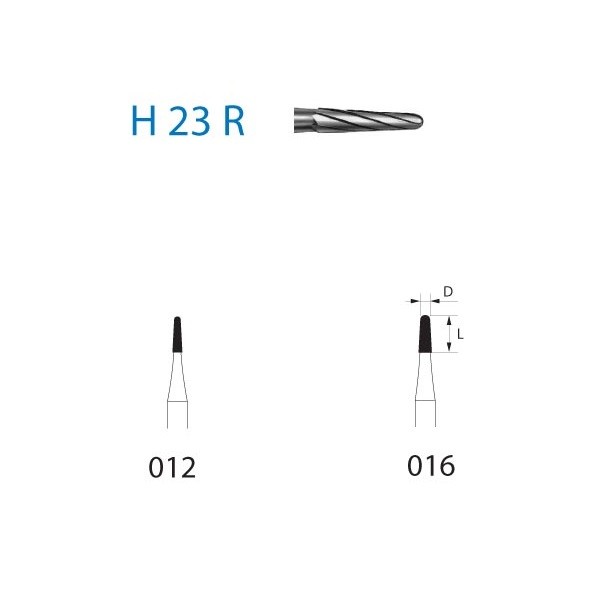 H23R.204 Fresa Contra Ángulo 5 uds