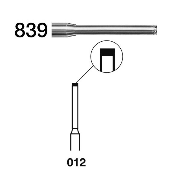 839.314.012 Fresa Diamante Turbina 5 Uds