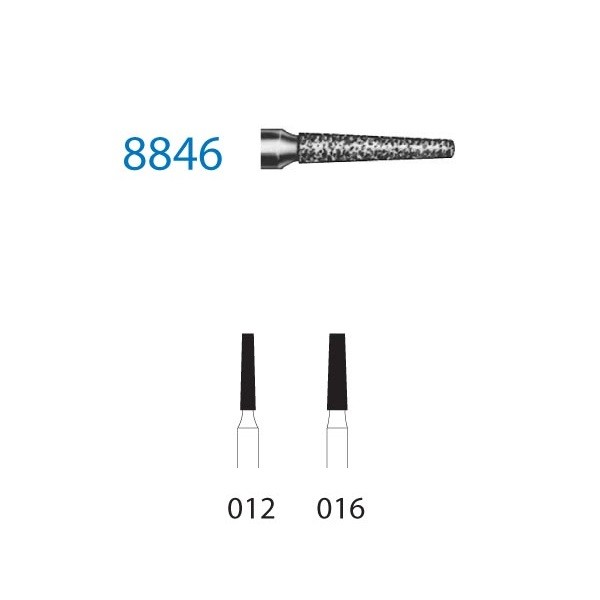 8846.314 Fresa Diamante Turbina 5 Uds