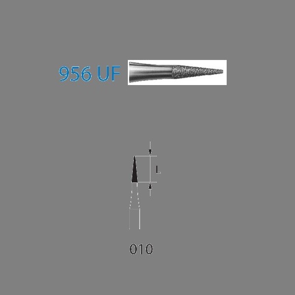 956UF.314.010 Fresa Diamante Turbina 5 Uds