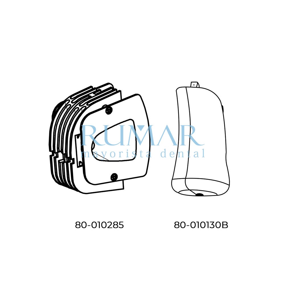 Faro Kit grupo LED + PCB con sensor y carcasa blanca lámpara Alya