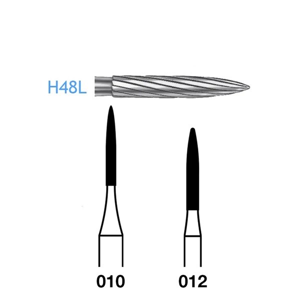 H48L.314 Fresa Turbina 12 Filos 5 uds