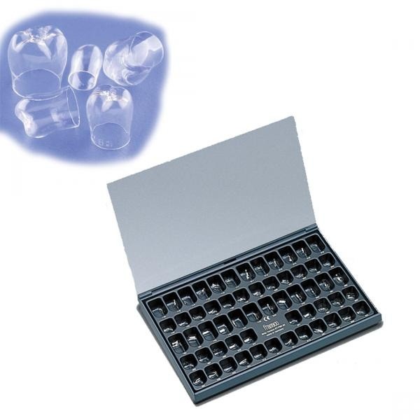 STBK108 Coronas temporales transparentes Surtido molares - Frasaco