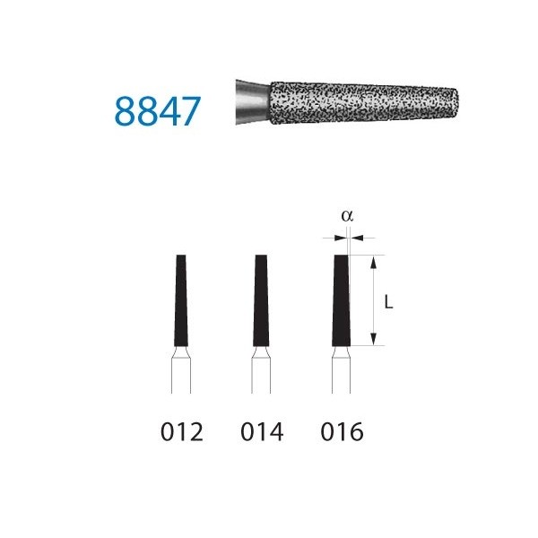 8847.314 Fresa Diamante Turbina 1 Unidad