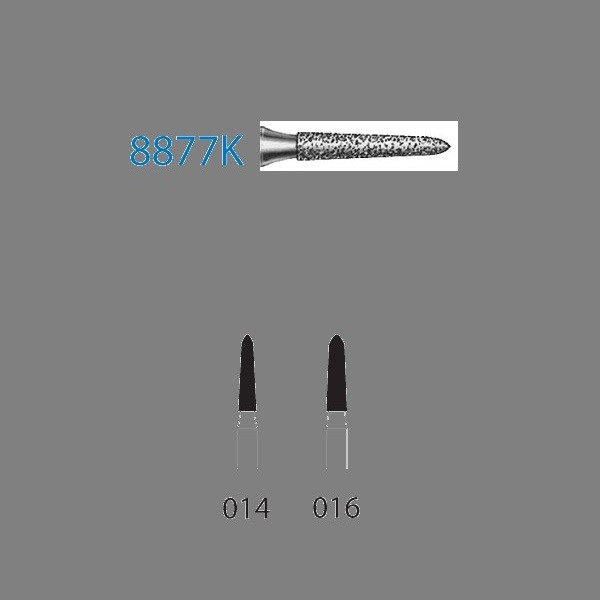 8877K.314 Fresa Turbina Diamante 5 Uds