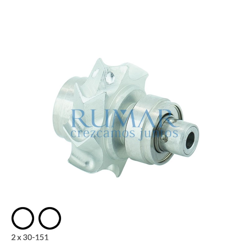Rotor rm compatible con turbina Sirona T1 Control (N/S<502.000) y TC3 Control (N/S<65.000)(con rebaje)