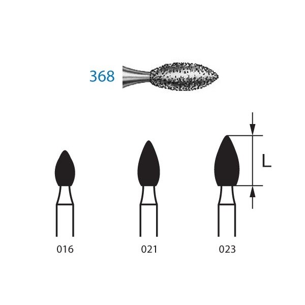 368.314 Fresa Diamante Turbina 5 Uds