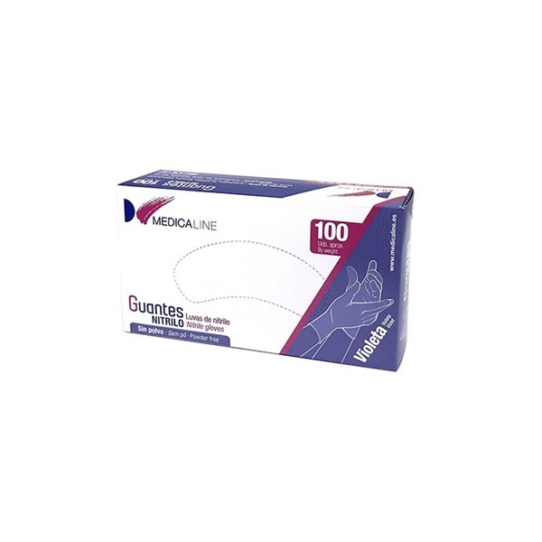 Guante nitrilo Violeta Medicaline