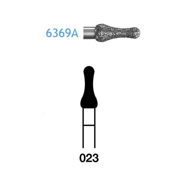 6369A.314.023 Fresa Diamante Turbina 5 Ud
