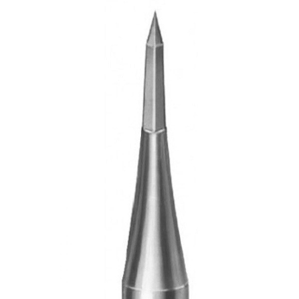 H97.104.010 Fresa Tungsteno PM Punta Triangular 5 Uds