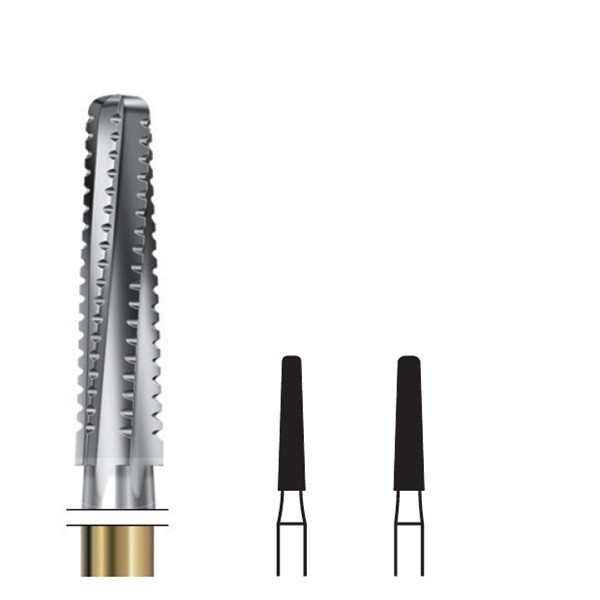 H847KRG.314 Fresa Tungsteno Turbina Para Titanio en Boca 5 uds