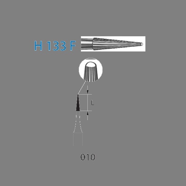 H133F.314.010 Fresa Tungsteno Turbina 16 láminas 5 uds
