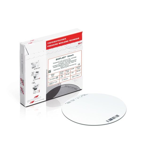 BIOPLAST Bleach planchas blandas 1.0 x 125 mm 10 ud