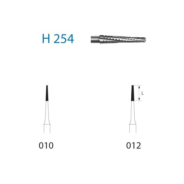 H254 314 Fresa Tungsteno Turbina 1 Unidad