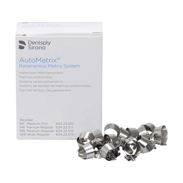 Automatrix Matrices metálicas Dentsply 72 Uds