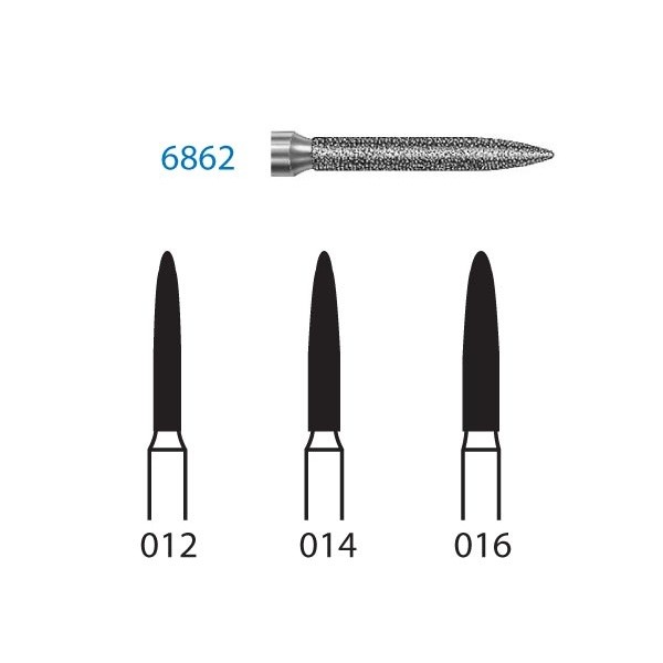 6862.314.012 Fresa Diamante Turbina 1 Unidad