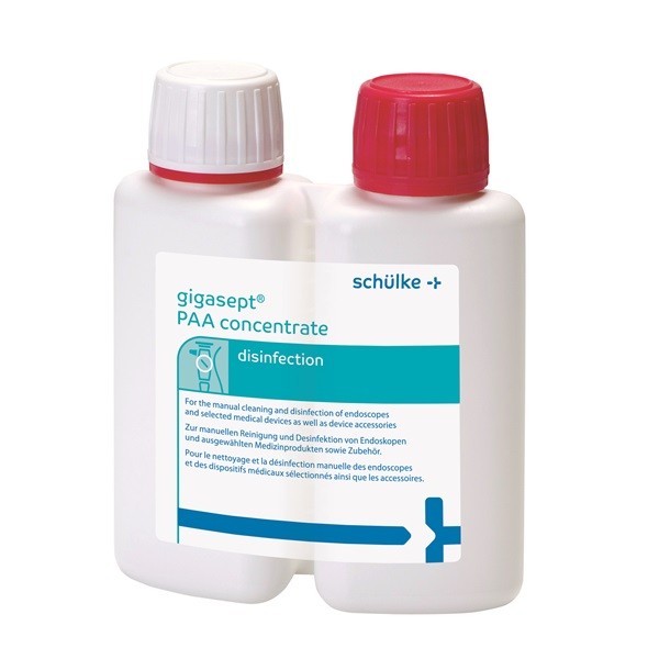 Gigasept PAA concentrado Desinfectante de Alto Nivel basado en Ácido Peracético 2 x 100ml
