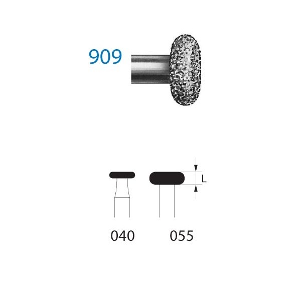 909.314 Fresa Diamante Turbina 1 Unidad