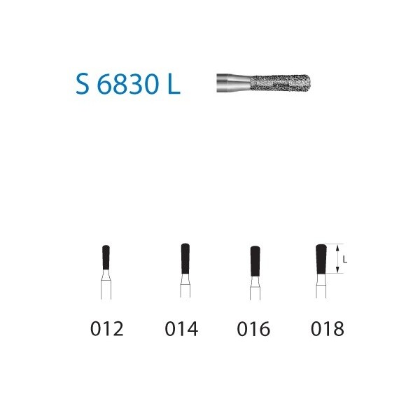 S6830L.314 Fresa Diamante Turbina 1 Unidad