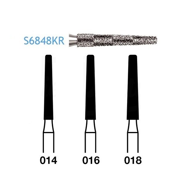 S6848KR.314 Fresa Diamante Turbina 5 Uds