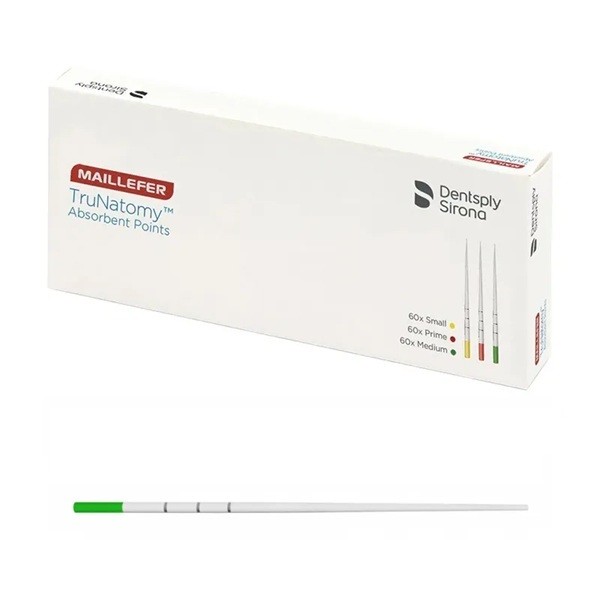 TruNatomy Puntas de Papel Absorbentes Dentsply 180 uds - Imagen 4