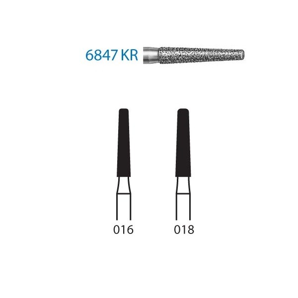 6847KR.314 Fresa Diamante Turbina 5 Uds