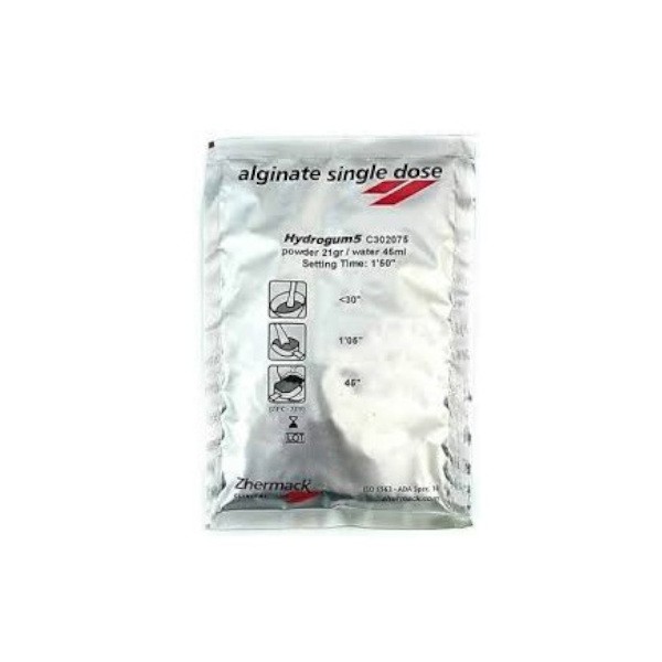 Hydrogum 5 Monodosis 21g Alginato Zhermack