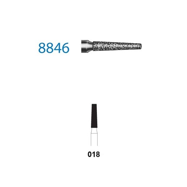 8846KR.314.018 Fresa Diamante Turbina 5 Uds