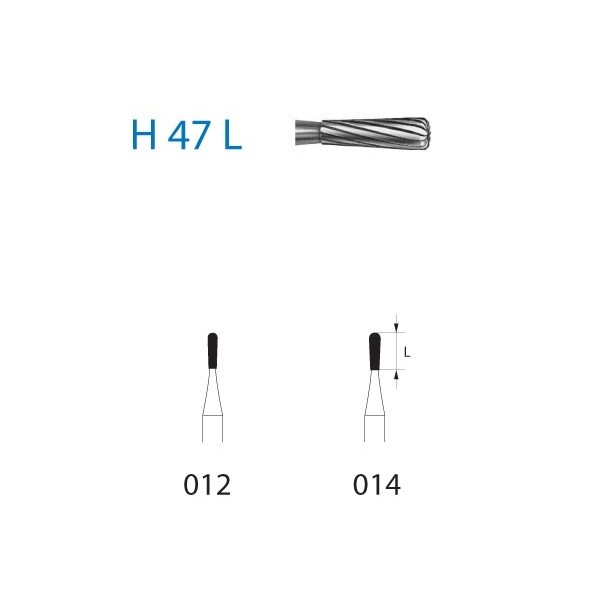 H47L.314 Fresa Tungsteno turbina 5 uds