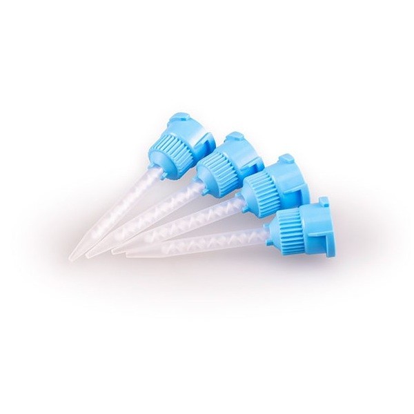Puntas mezcla azules para bisacrílico 50uds