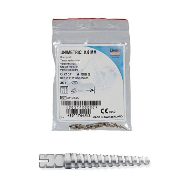 Unimetric Titanio 25uds Dentsply