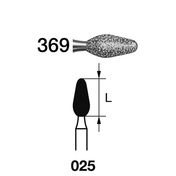 369.314.025 Fresa Diamante Turbina 5 Ud