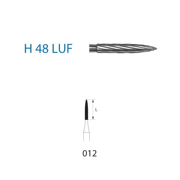 H48LUF.314.012 Fresa Turbina 30 Filos 5 uds