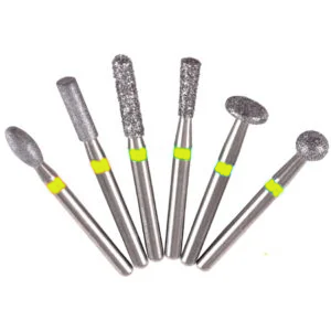 Fresas de Diamante para Turbina Anillo Amarillo